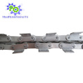 Stainless steel double pitch chain with attachment